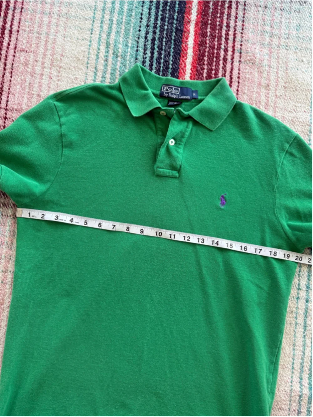 Vintage Polo Ralph Lauren Green Polo Shirt M